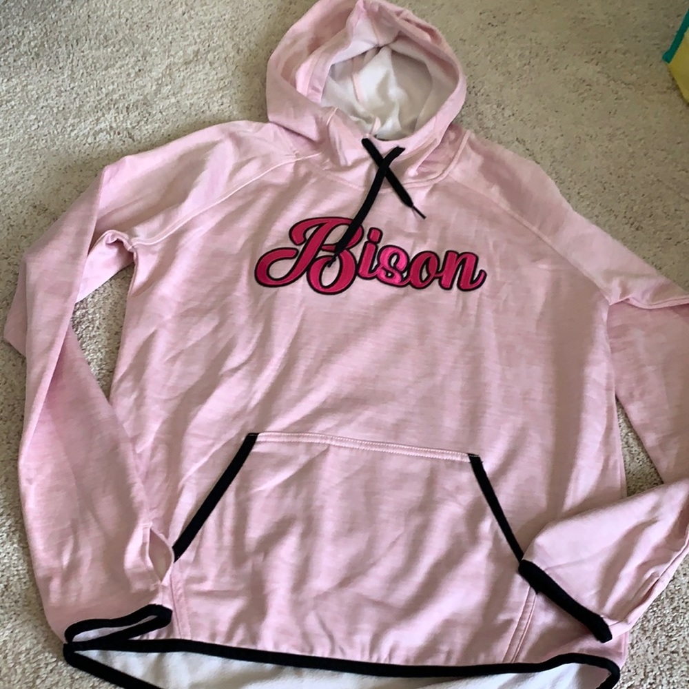 NWT Size Small Pennant Pink NDSU Bison Hoodie
